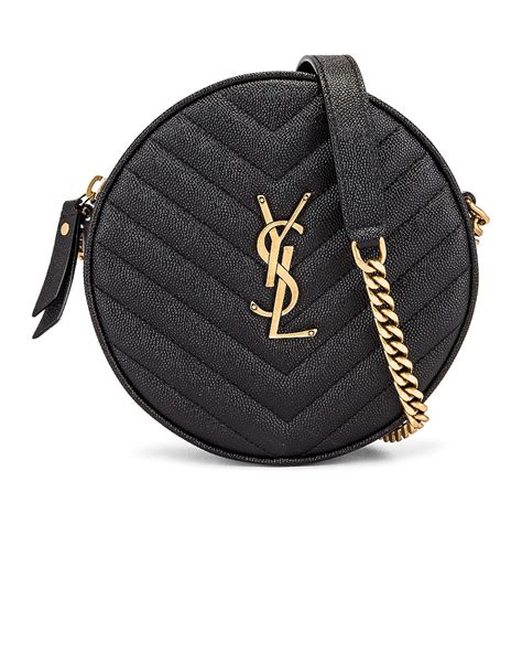 YSL round crossbody bag